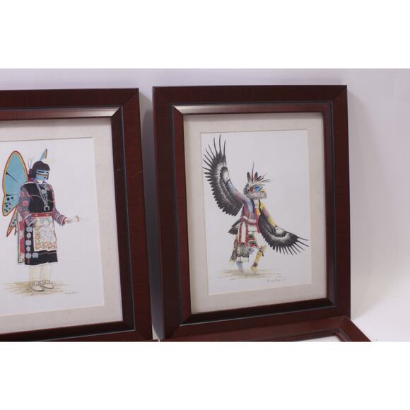 Danny Lanza, 2002, Native American, Print, Lot, Wall Hanging, ~ 251016-WH 1378 - Picture 5 of 8